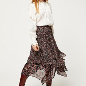 Free People Zuma Drippy Ruffle Skirt